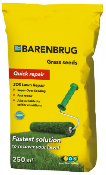 

Газонная трава Barenbrug SOS Quick repair 5 кг Голландия, Зелёный