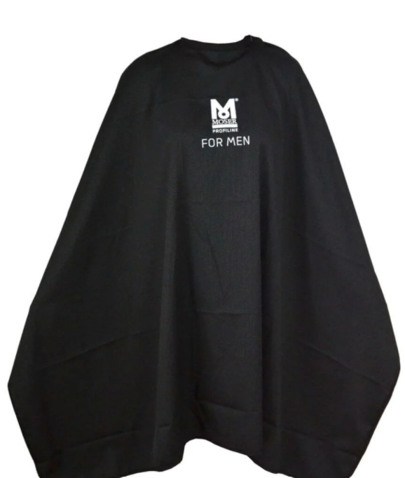 

Пеньюар парикмахерский с логотипом Moser For Men (0092-0145), Черный