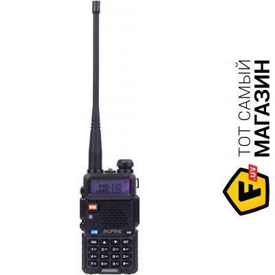 

Рация Baofeng UV-5R Black + Гарнитура с кнопкой РТТ 136-174/400-470Мгц, 1800мАч (Bao-UV5r-Blac), Черный