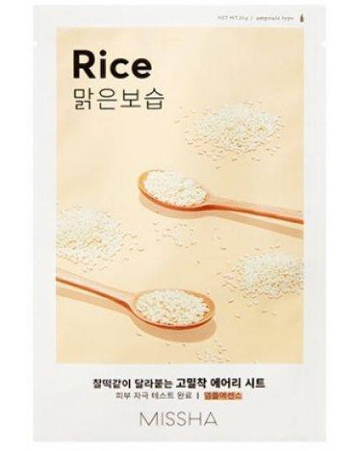 

Тканевая маска с экстрактом риса Missha Airy Fit Sheet Mask Rice 19g