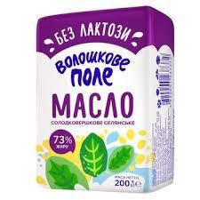 

МАСЛО БЕЗЛАКТОЗНОЕ СЛАДКОСЛИВОЧНОЕ КРЕСТЬЯНСКОЕ ВОЛОШКОВЕ ПОЛЕ, 73% М/У 200Г