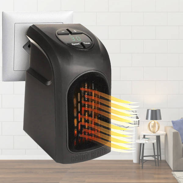 

Портативный мини обогреватель 400Вт Handy Heater Черный