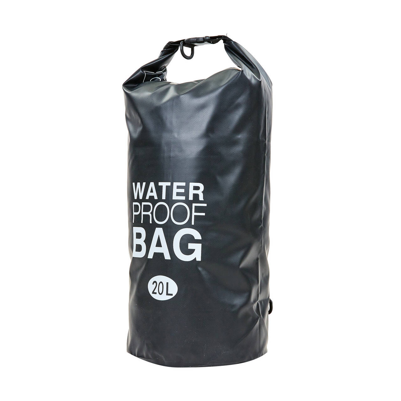 

Водонепроницаемый гермомешок 20 л с плечевым ремнем Waterproof Bag TY-6878-20 черный