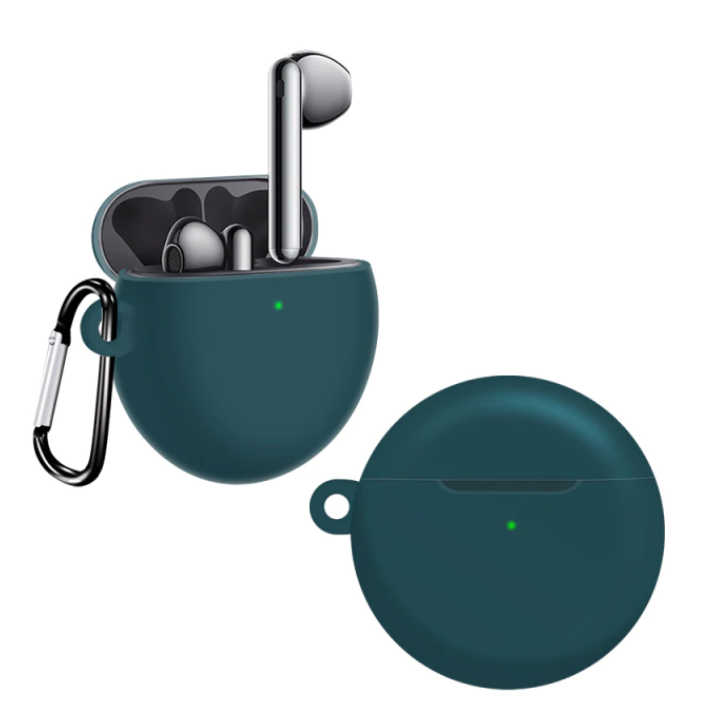 

Чехол силиконовый GXTIN на кейс для Huawei Freebuds 4 green