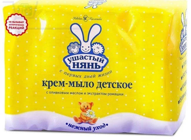 

Крем-мыло Ушастый нянь с ромашкой 100 г 4 шт