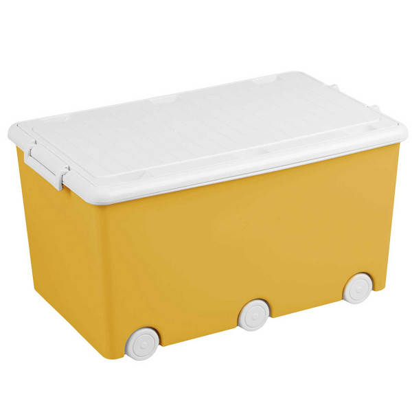 

Ящик для игрушек Tega Chomik IK-008 Yellow (PW-001-124), Желтый
