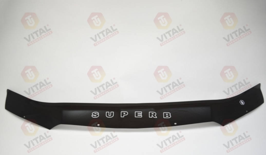 

Дефлектор капота VT52 (мухобойка) Skoda Superb 1 2001-2008, Vip Tuning, SK18