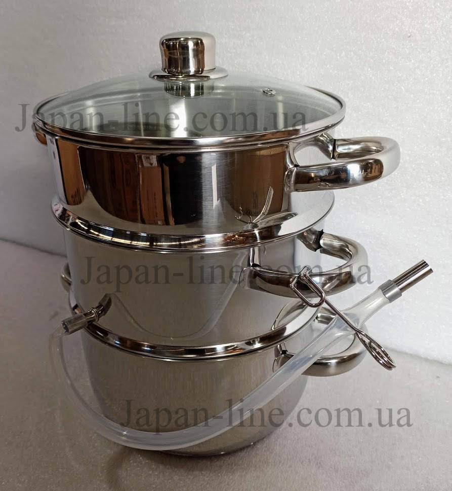 

Соковарка-пароварка-кастрюля 3в1 Coock Line WOT0163 5 л.