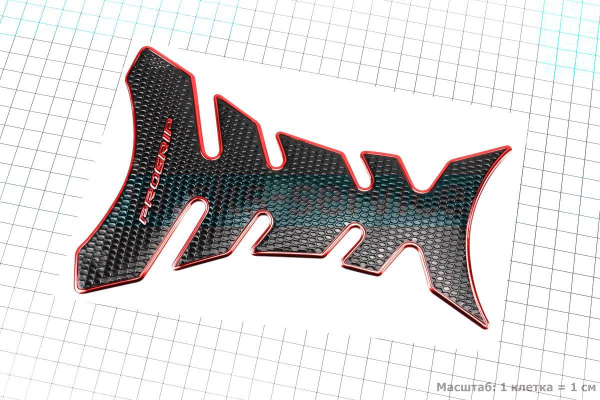 

Наклейка защитная на бак топливный, "PROGRIP", с красной окантовкой (502435)