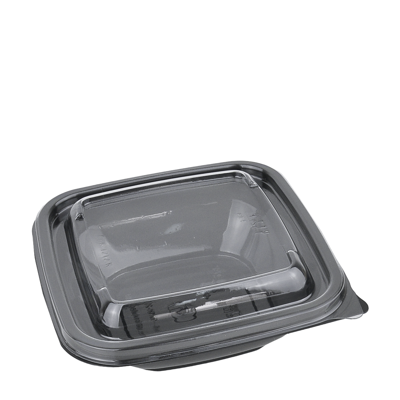 

Контейнер (РР) с крышкой квадратный черный,250 мл