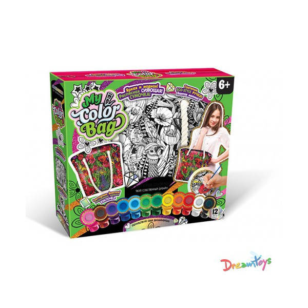 

Сумка-раскраска большая My color bag 5 видов
