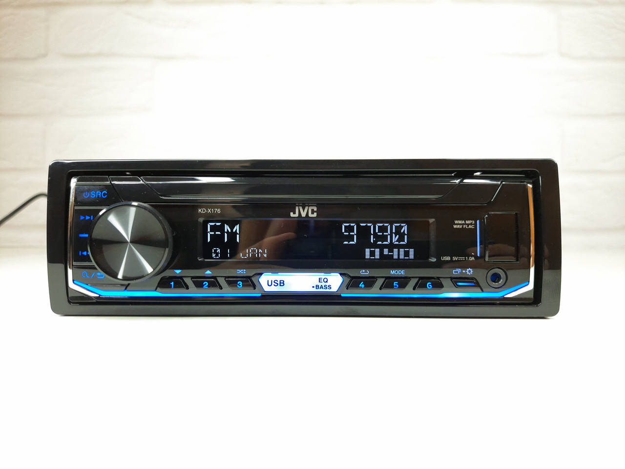 

Автомагнитола 1-din JVC KD-X176