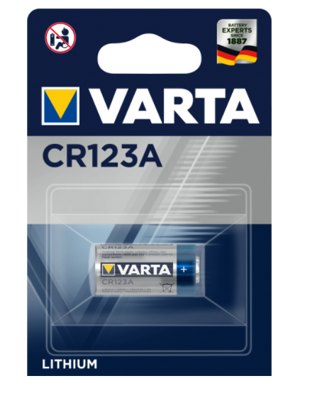 

Батарейка VARTA CR 123A BLI 1шт LITHIUM
