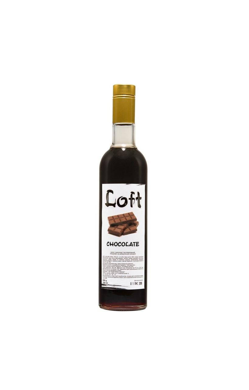 

Сироп для кофе и дисертов Шоколад ТМ “Loft” 0,7 л