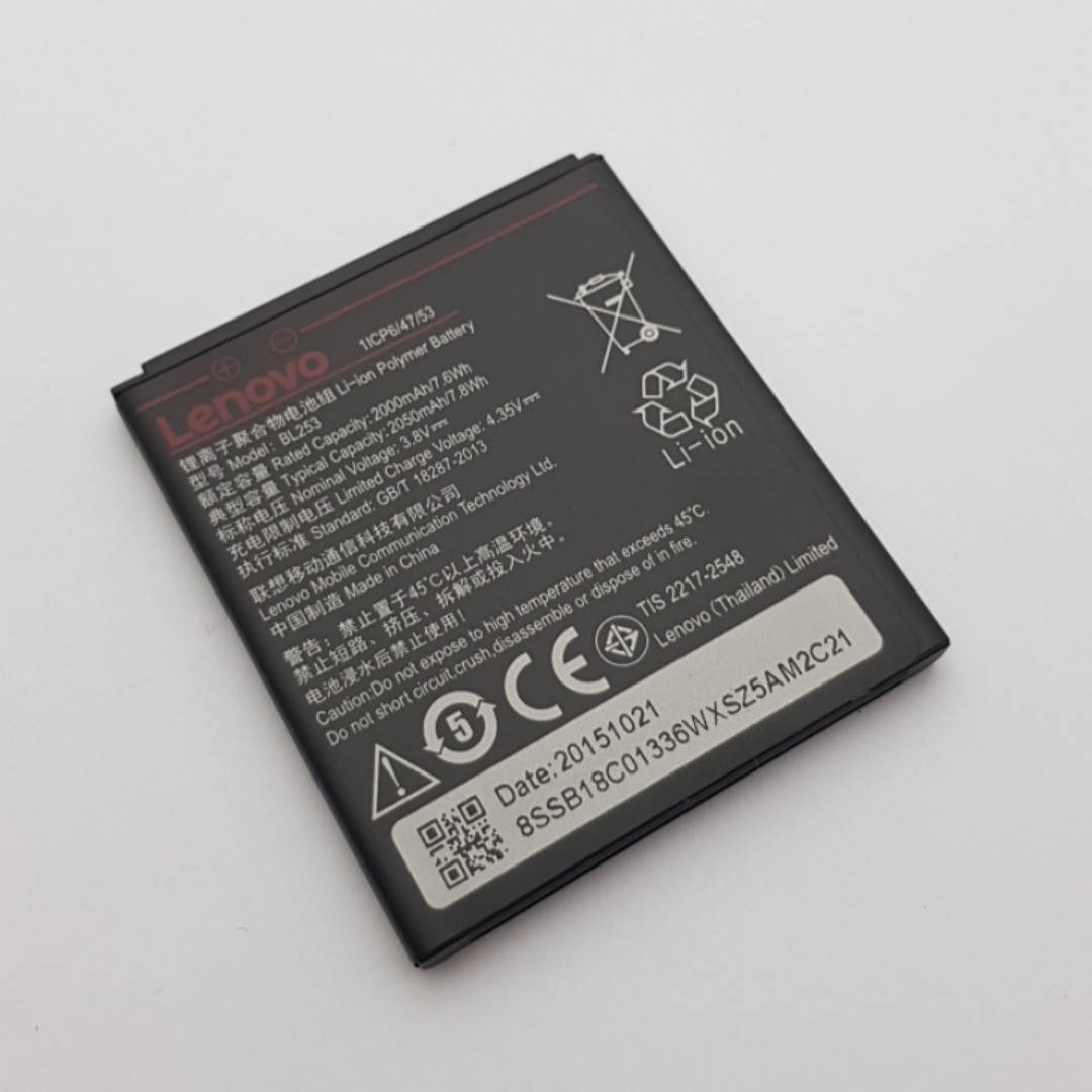 

Батарея BL253 Lenovo A1000, A1010, A2010 Сервисный оригинал новая
