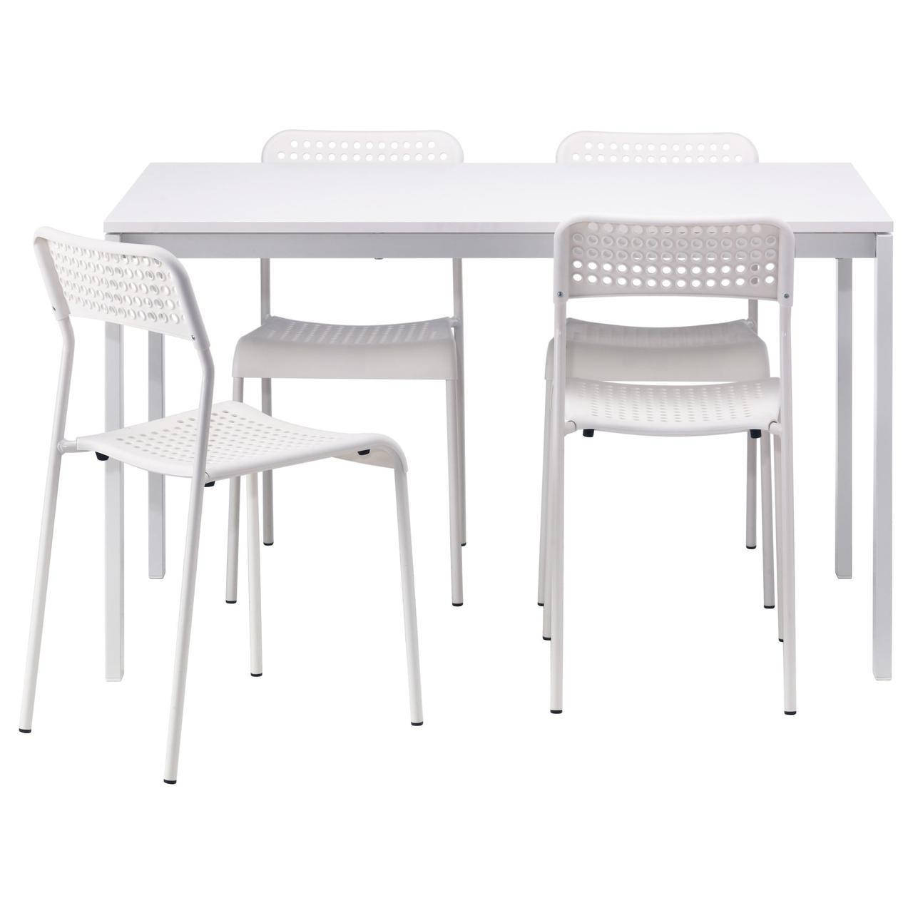 

IKEA MELLTORP / ADDE (990.143.76) Стол и 4 стула