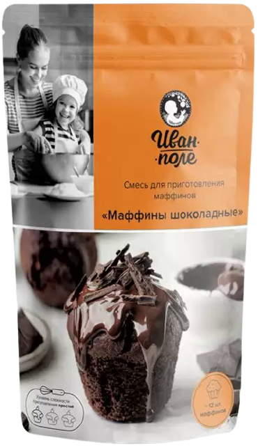 

Смесь для выпечки «Иван-Поле» Маффины Шоколадные (400 грамм)