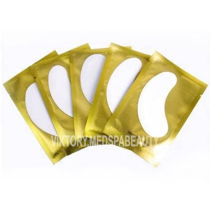 

Гидрогеливые патчи Gold для наращивания ресниц, 1 пара