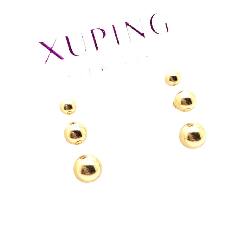 

Серьги гвоздики Xuping. 18k. 3.4.5мм