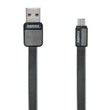 

MicroUSB кабель Remax Platinum RC-044m 1m black, Черный
