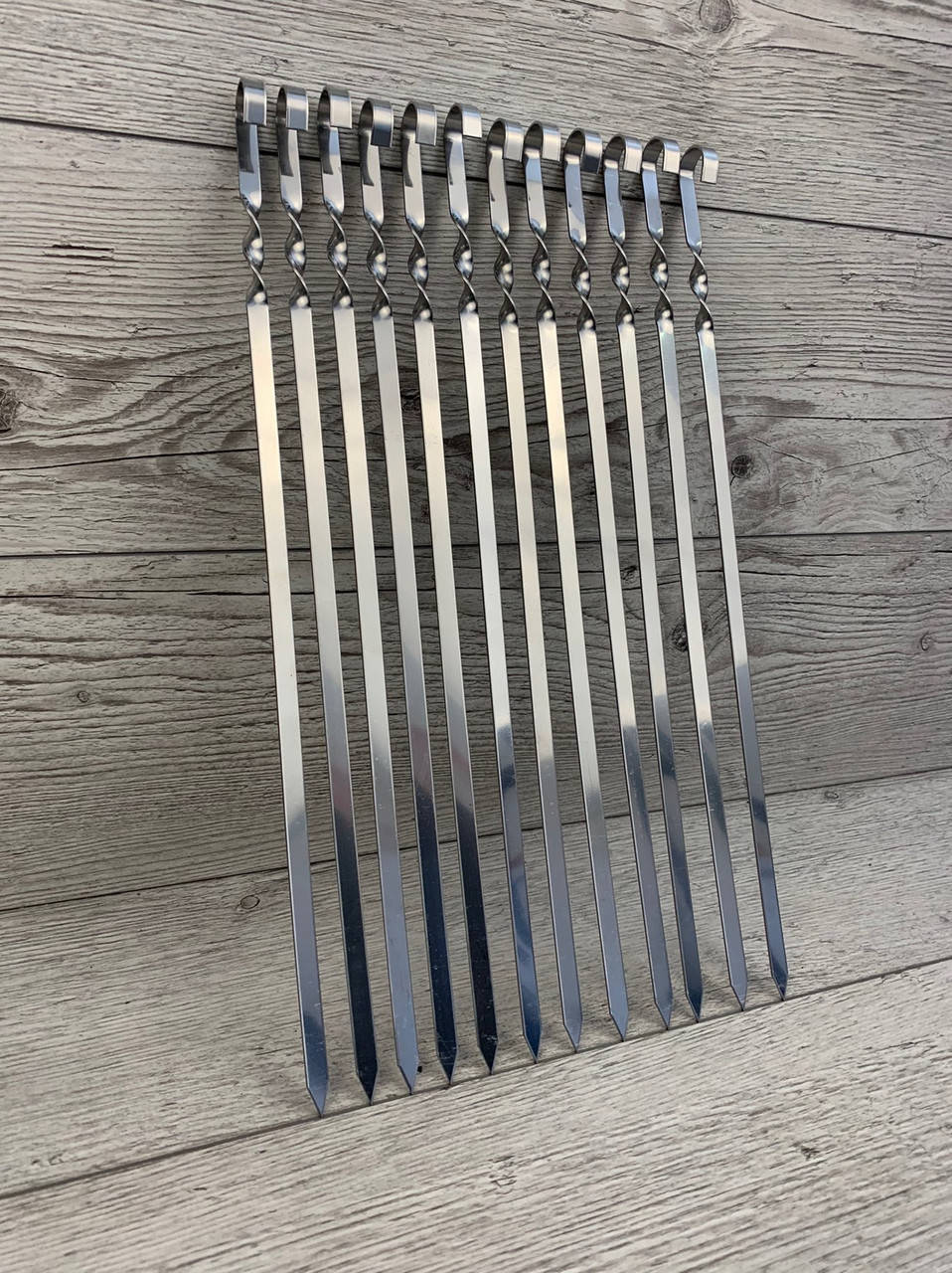 

Шампур плоский 500\10\2 нержавеющая сталь