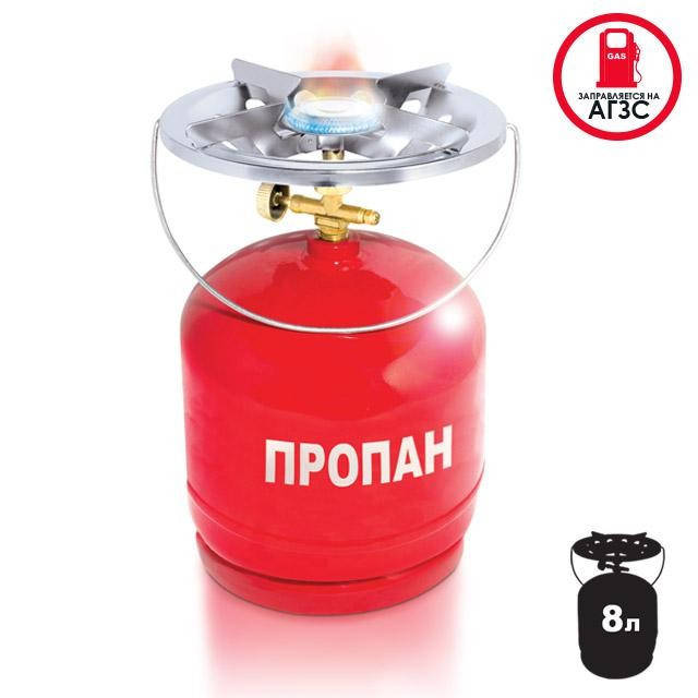

Комплект газовый кемпинговый 8 л. INTERTOOL GS-0008