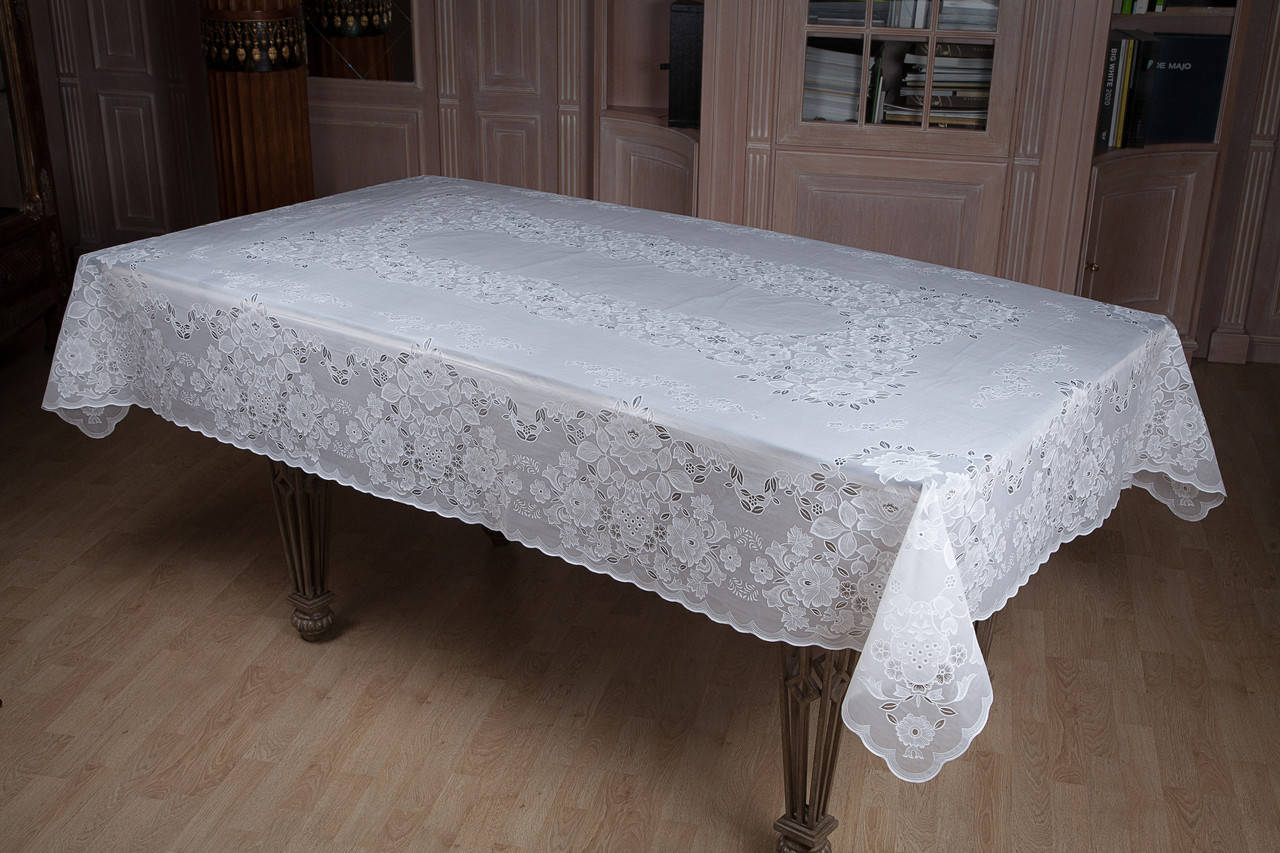 

Cкатерть XOPC-M "Кружевная" из рельефного винила 150х260см 108-2