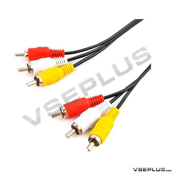 

Кабель 3RCA-3RCA, 3.0 м., 3RCA, черный