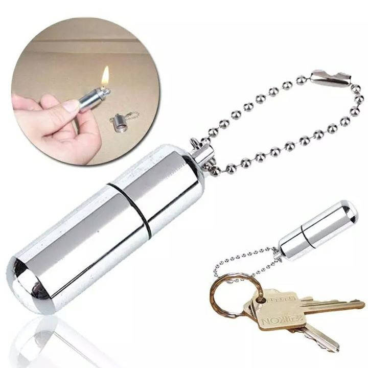 

Мини бензиновая зажигалка-капсула. Микро зажигалка EDC запальничка бензинова міні.