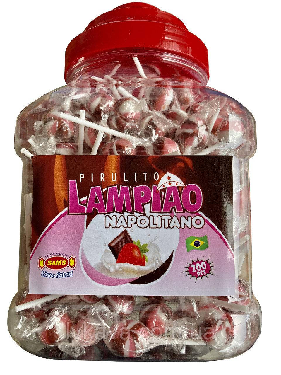 

Льодяник на паличці Lampião Napolitano 200 шт банка