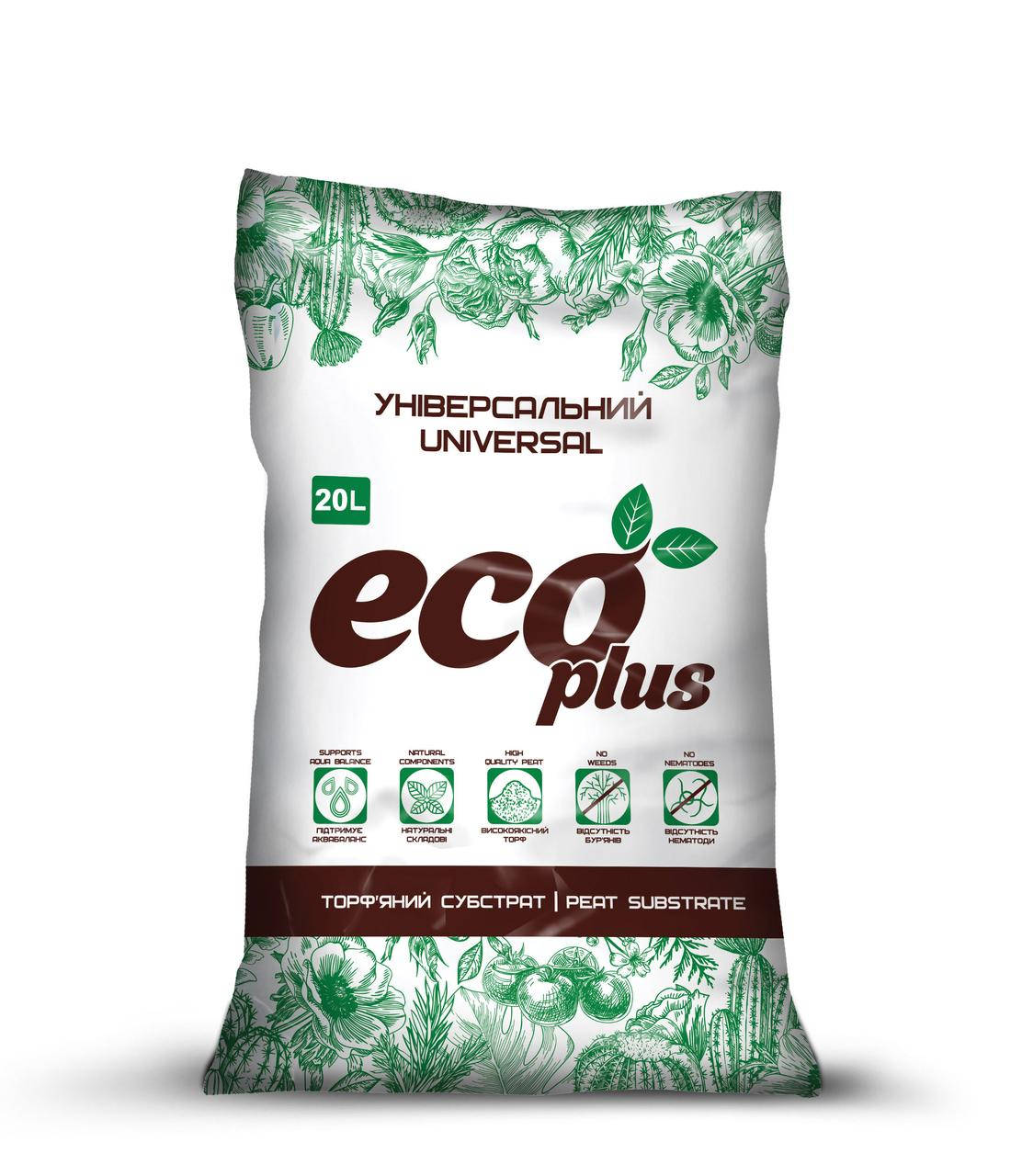 

Универсальный субстрат для растений, 20 л ECO PLUS