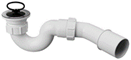 

Сифон для поддона McAlpine 50 мм трубный со сливом h 103 мм 70*50мм, Белый