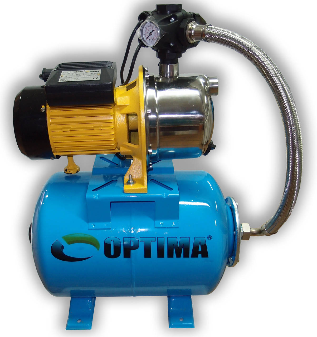 

Насосная Станция Optima JET 150S-24 1,3 кВт для Скважины и Колодца Оптима