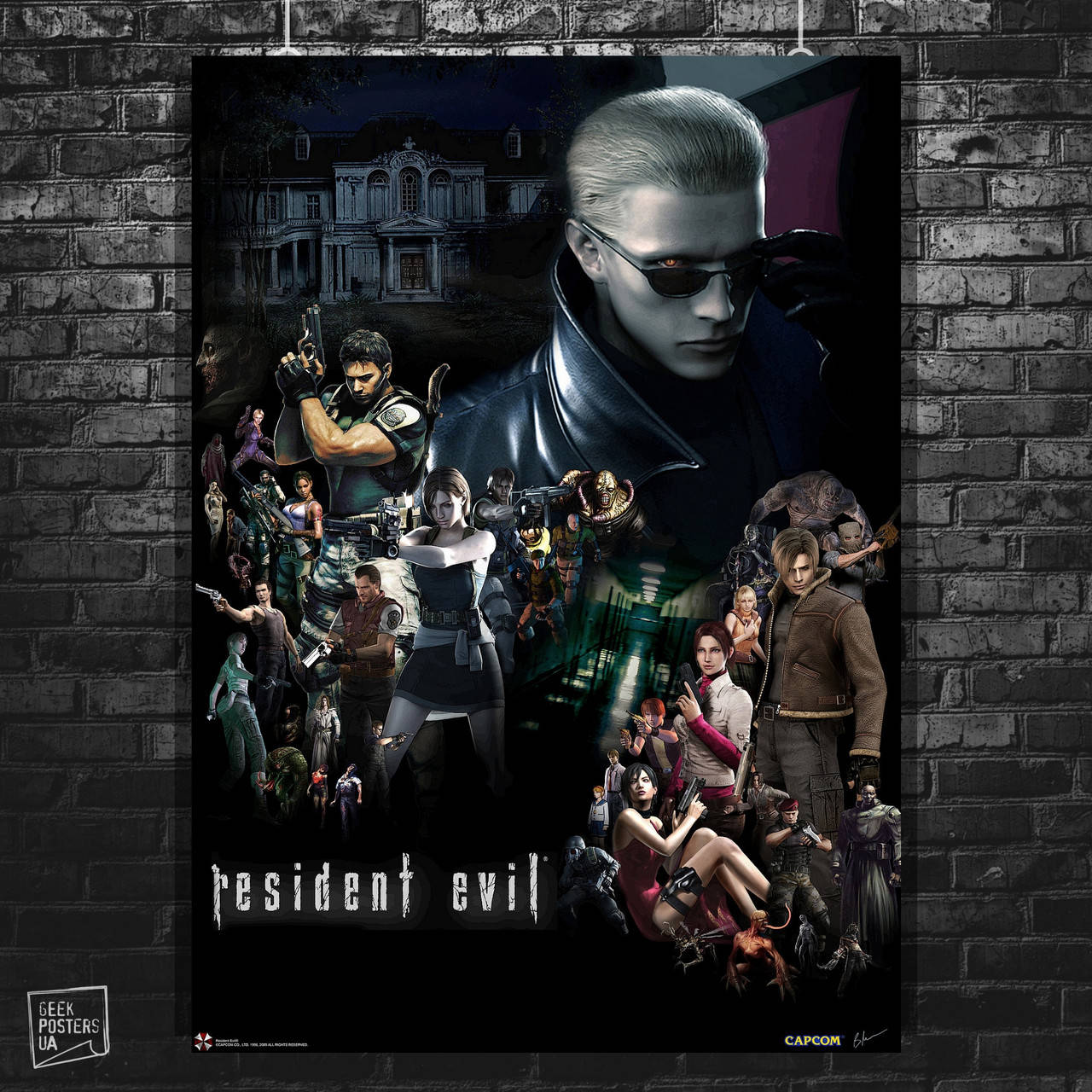 

Постер Resident Evil, Обитель зла. Размер 42x30см (A3). Матовая бумага