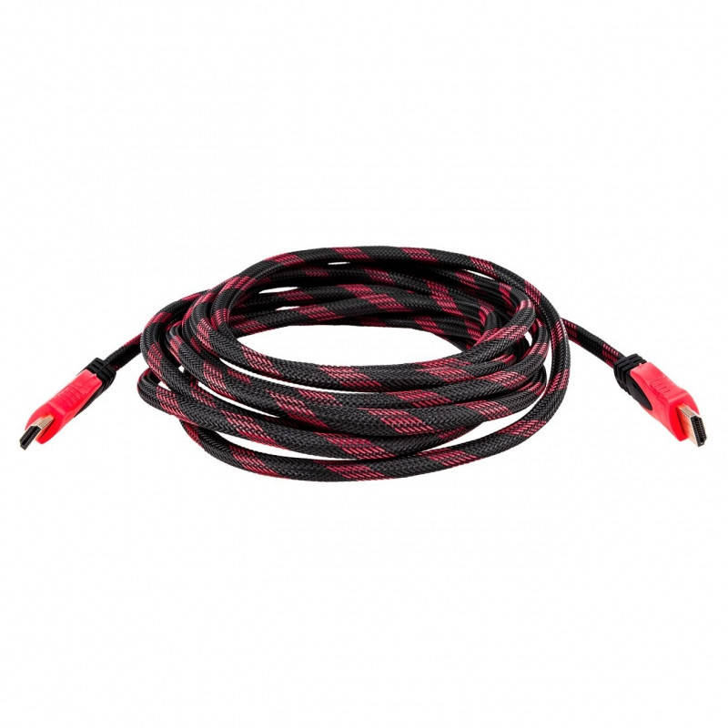 

Кабель LogicPower (LP2767) HDMI-HDMI, v1.4, 3м, черный с красным