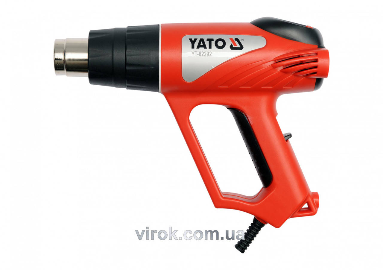 

Строительный фен YATO 2 кВт 550°C + аксессуары и кейс YT-82292