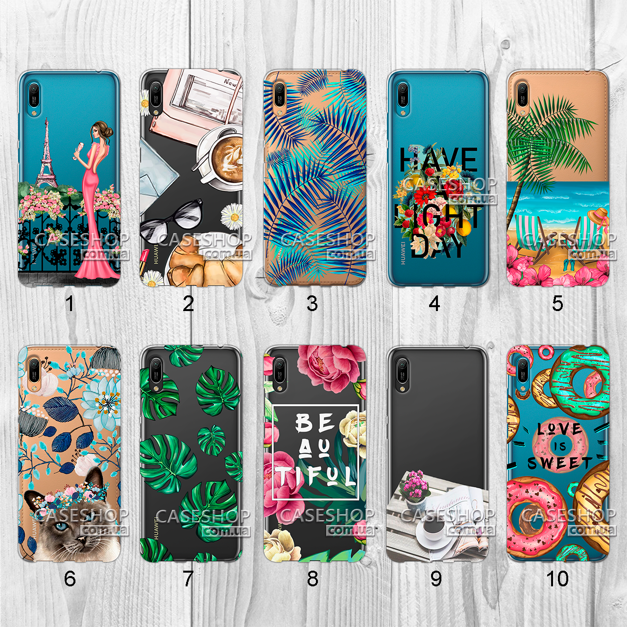 

Силиконовый чехол с рисунком для Huawei Y6 Prime 2019 (new collection)