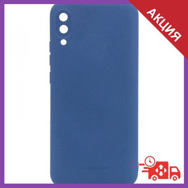

Силиконовый чехол на Samsung Galaxy A02 (2021) A022G / Самсунг Гелекси А02 (2021), Синий