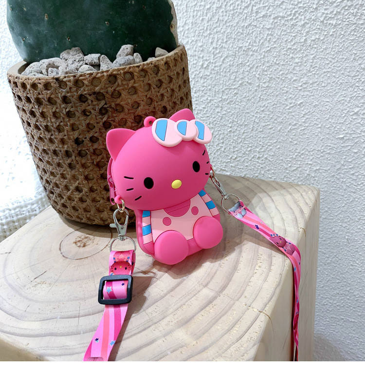 

Детская сумочка силикон Hello Kitty. Детский кошелек силиконовый 13*10*3