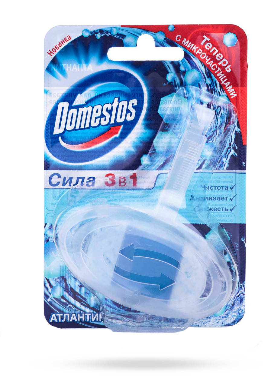 

Очищающий блок для унитаза Domestos Атлантик 40 г
