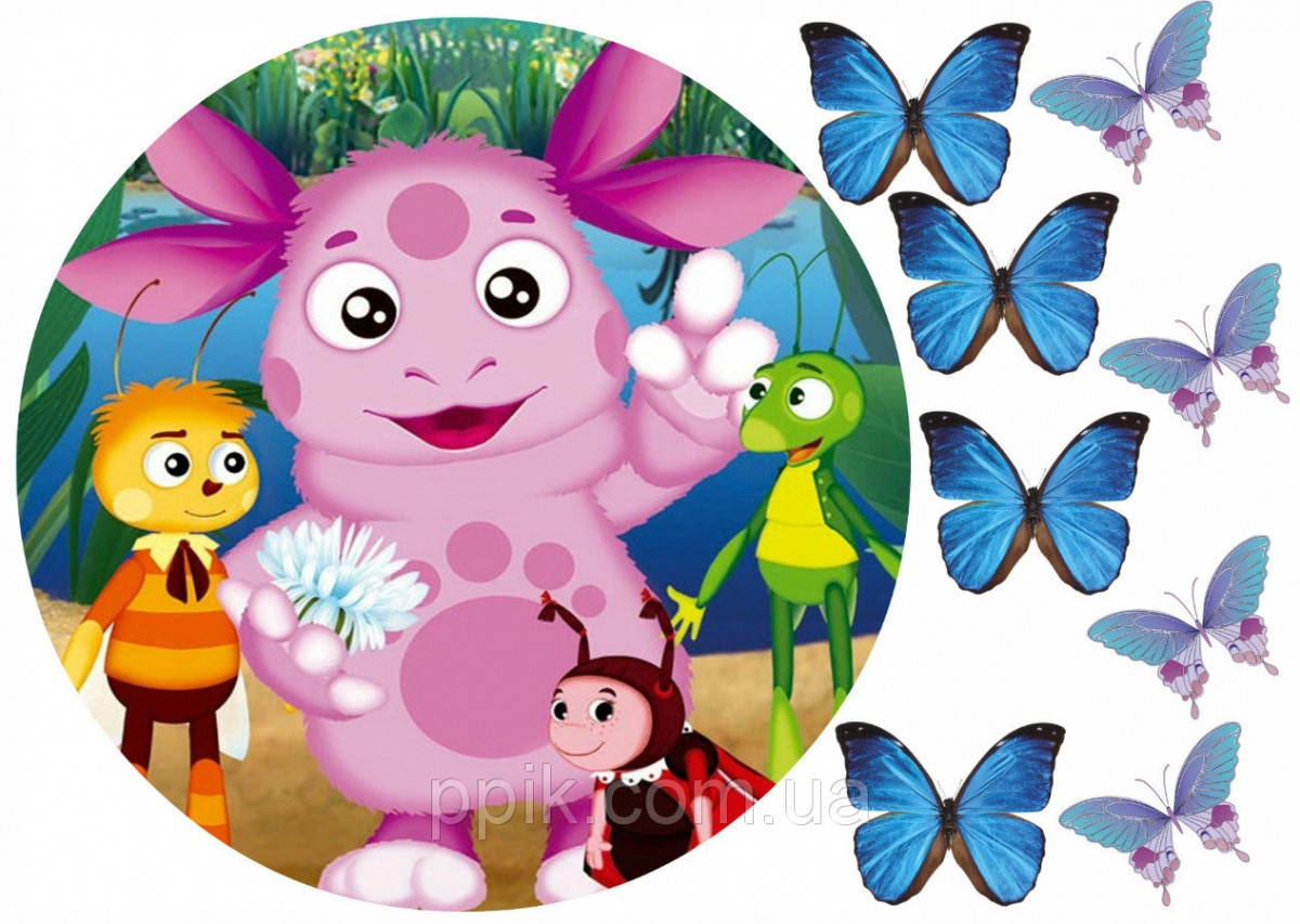 

Вафельная картинка Лунтик 2