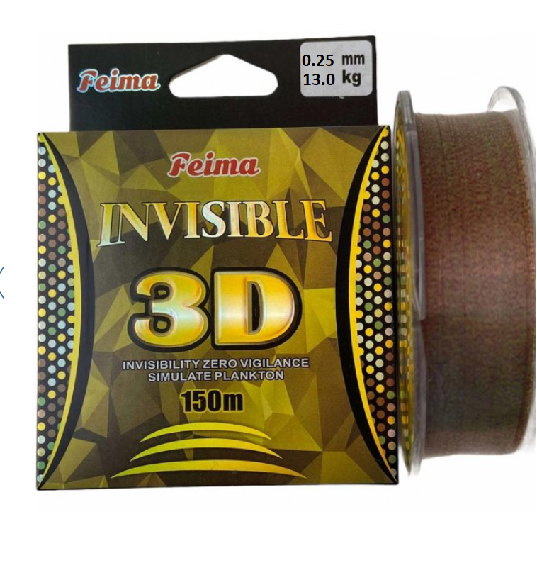 

Волосінь 3D Feima Invisible 0,25мм -13кг 150 m