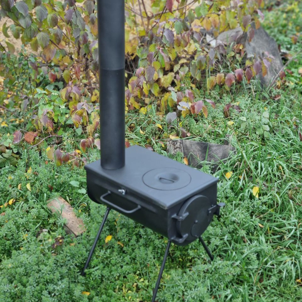 Буржуйка Трансформер зі сталі 3 мм, для опалення 30кв. метрів