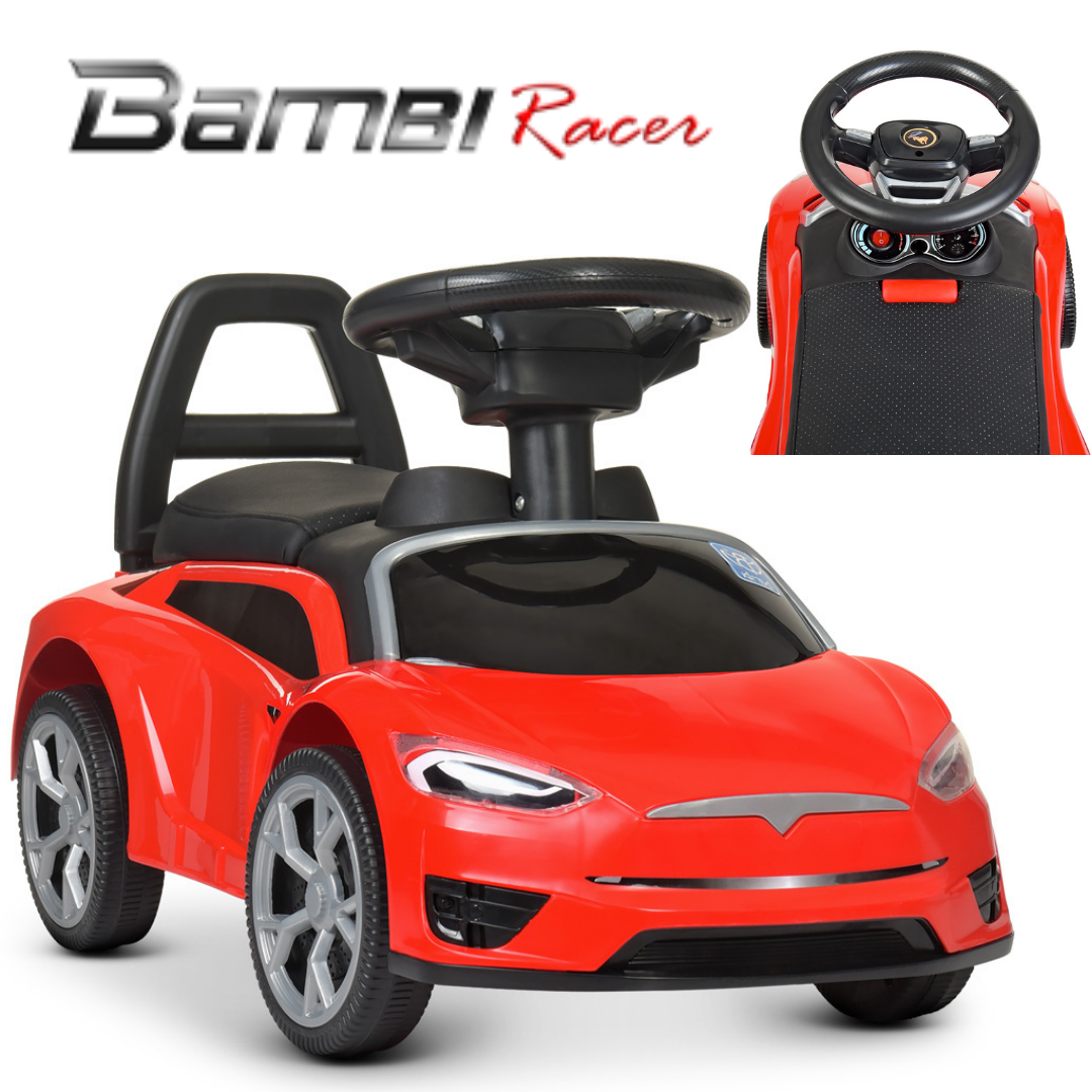 

Детская машинка каталка толокар Bambi Детская каталка-толокар с музыкой для малышей Бемби Красный