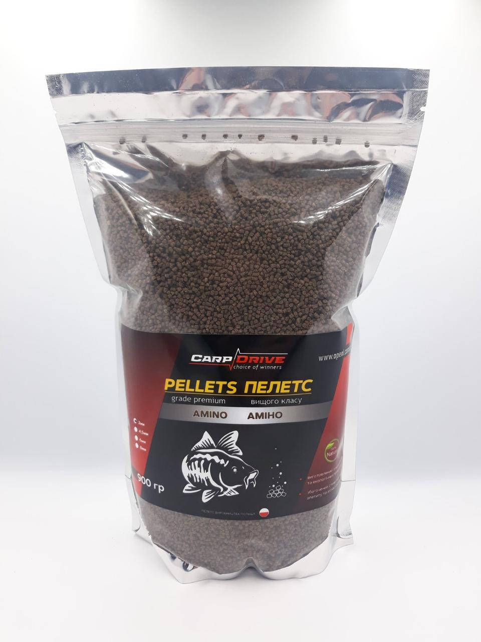 

Методный пеллетс, Pellets, пеллетс Amino (Амино) Carp Drive 2 мм 900гр