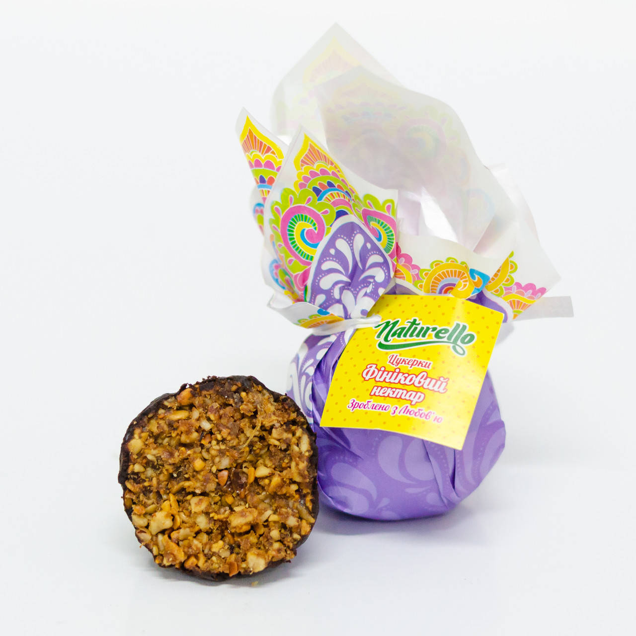 

Конфета с пожеланием без сахара ФИНИКОВЫЙ НЕКТАР от "Naturello" 50гр