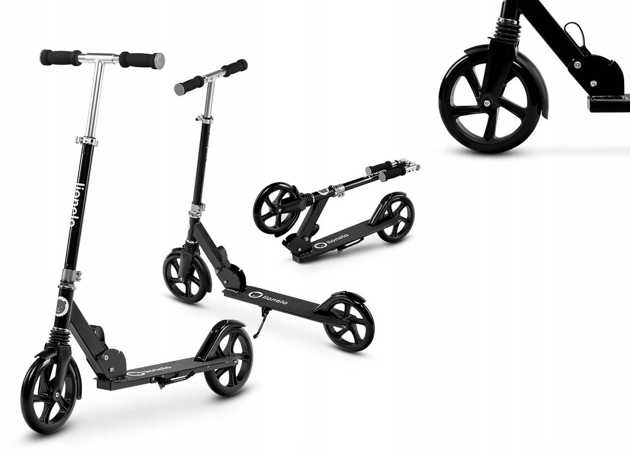 

Детский самокат Lionelo LUKA BLACK, Черный