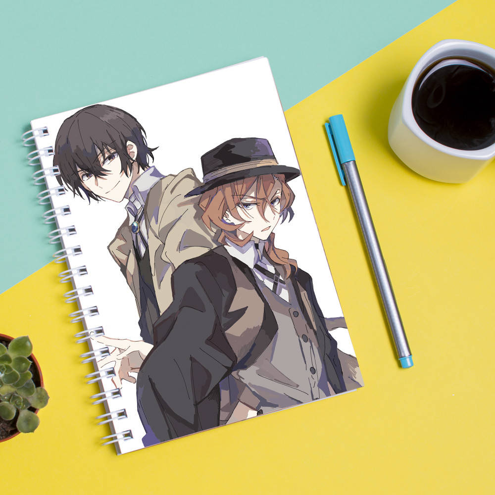

Скетчбук Sketchbook (блокнот) для рисования с принтом Большой из бродячих псов Зверь 4