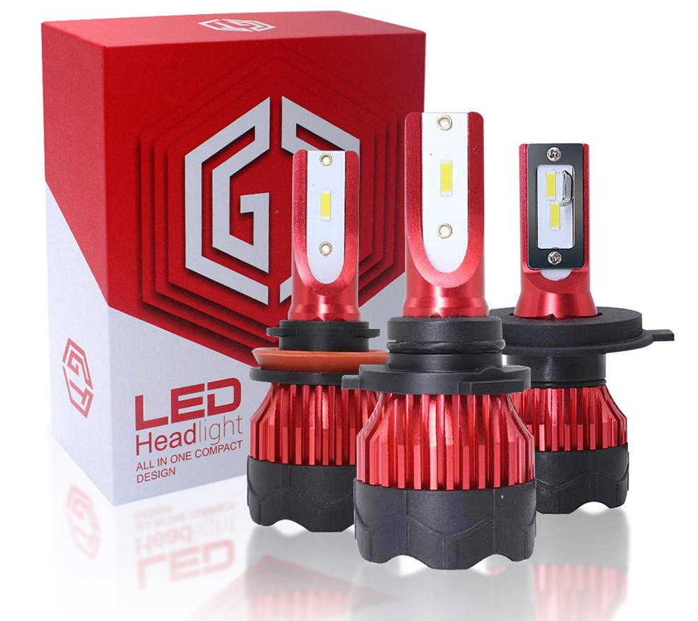

Лампа светодиодная цоколь H1 (к-кт 2 шт) DC 9-32V / 45W / 4000Lm (Led лампа Н1)