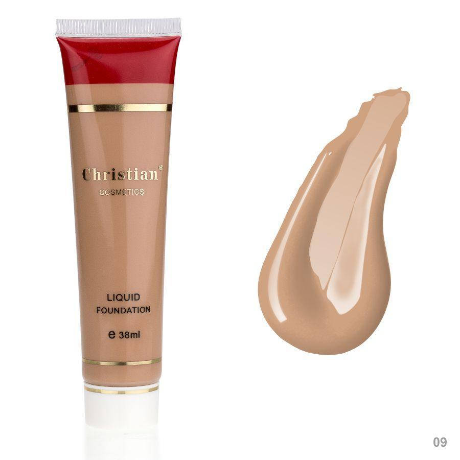

Тональная основа для лица Christian Liquid Foundation SPF10 LF 01 № 09 Медово Бежевый